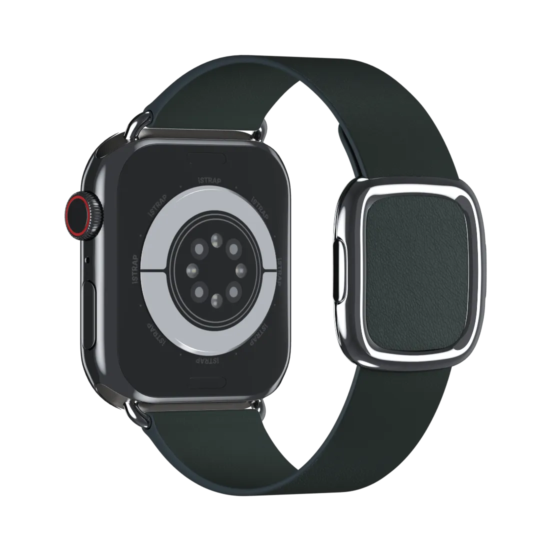 Forest Green Modern Buckle for Apple Watch