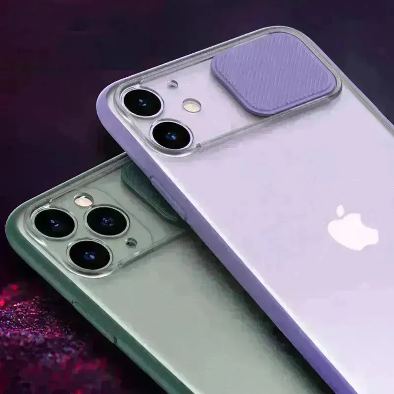 Frosted frame lens Silicone phone case