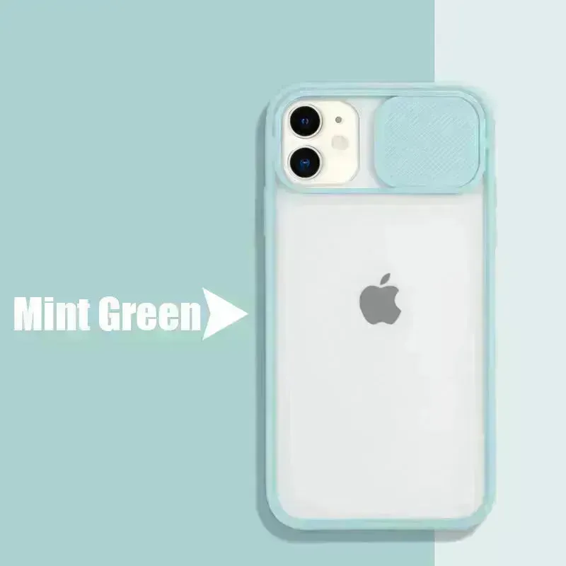 Frosted frame lens Silicone phone case