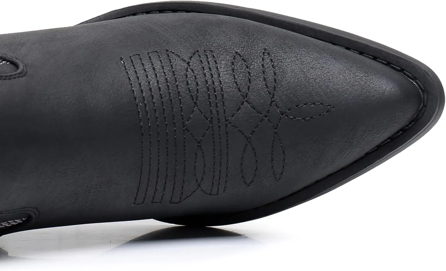 GLOBALWIN Women's Knee High Long Pointed Toe Western Cowboy Boots For Women