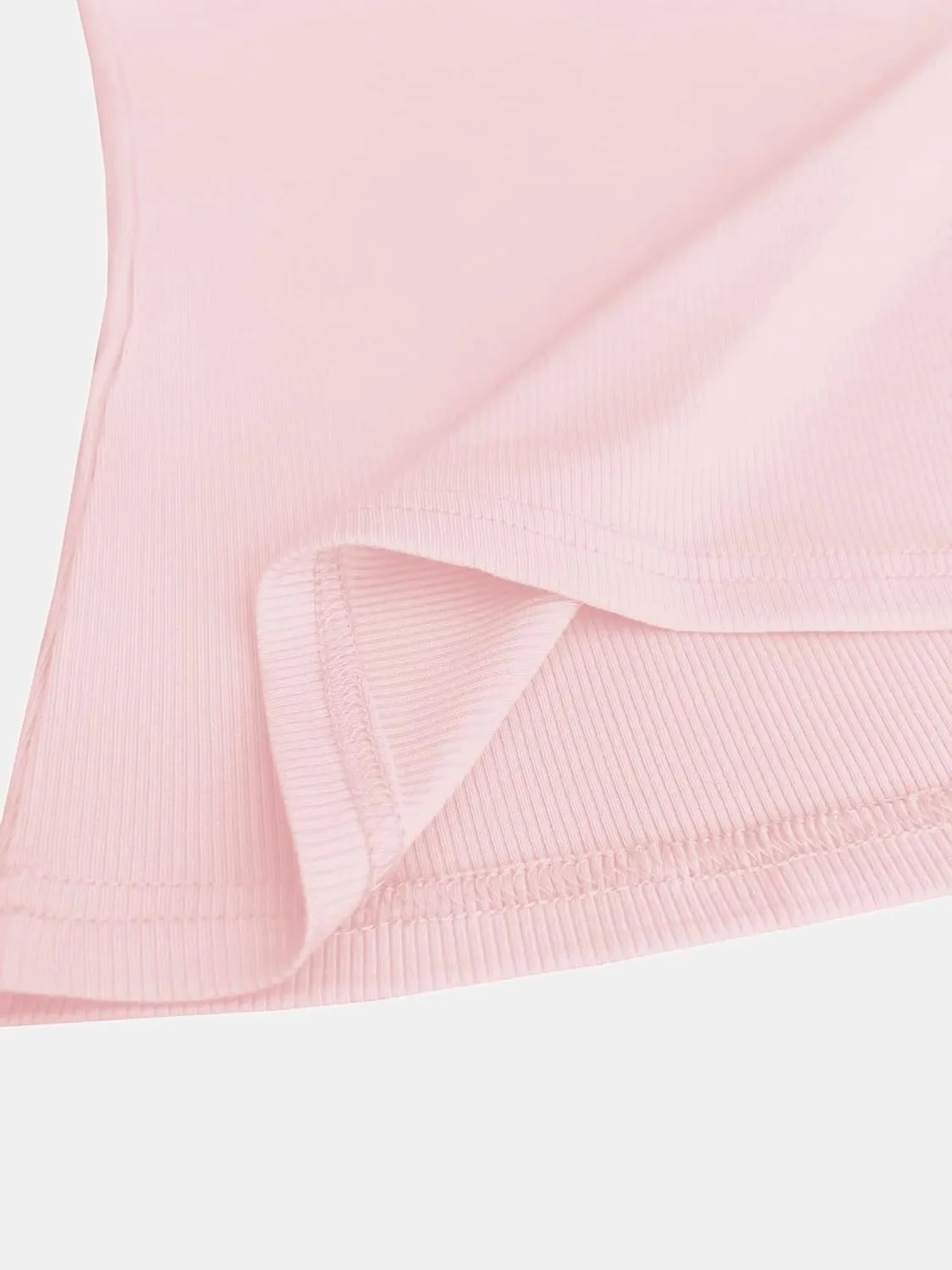 iGENJUN Womens Spaghetti Strap V-Neck Ribbed Tank Tops for Women 2025 Slim Fitted Soft Camisole Basic Layering Shirts