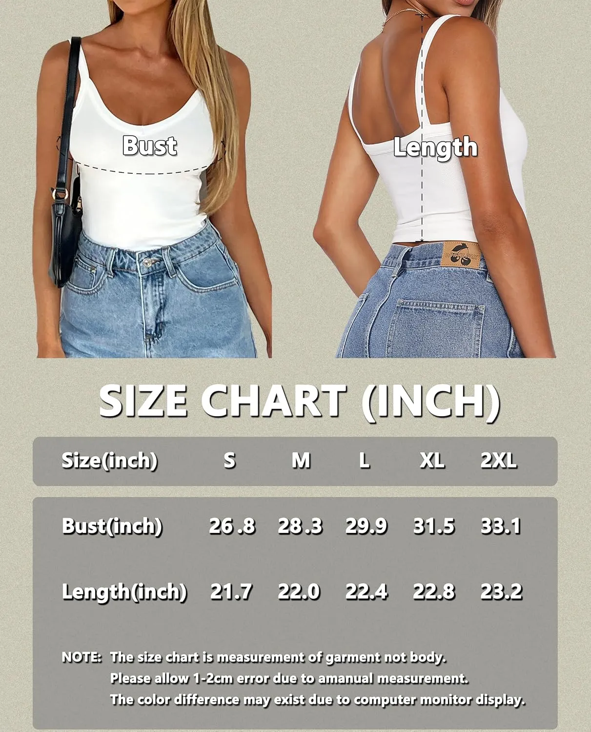 iGENJUN Womens Spaghetti Strap V-Neck Ribbed Tank Tops for Women 2025 Slim Fitted Soft Camisole Basic Layering Shirts