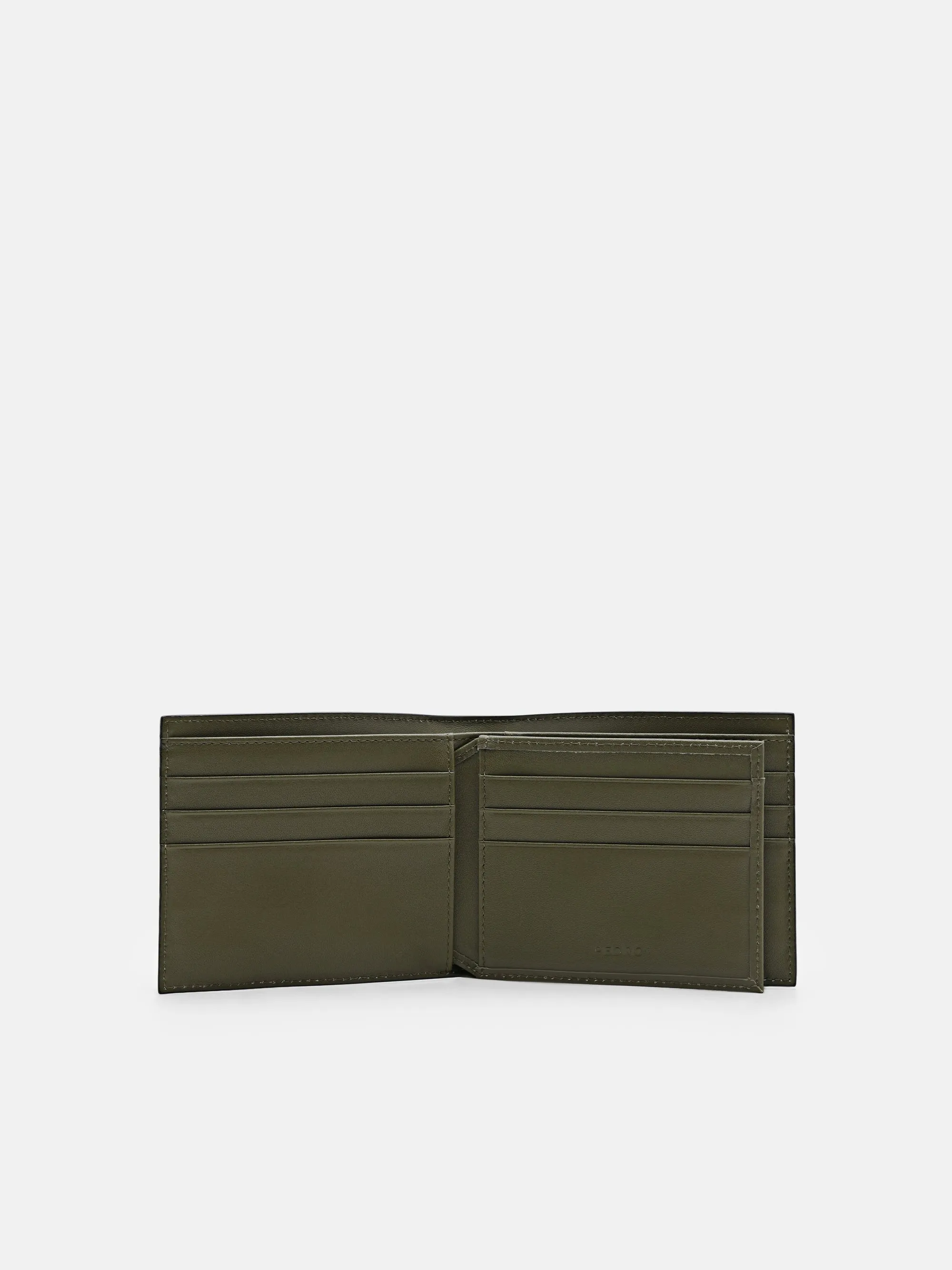 Leather Bi-Fold Flip Wallet