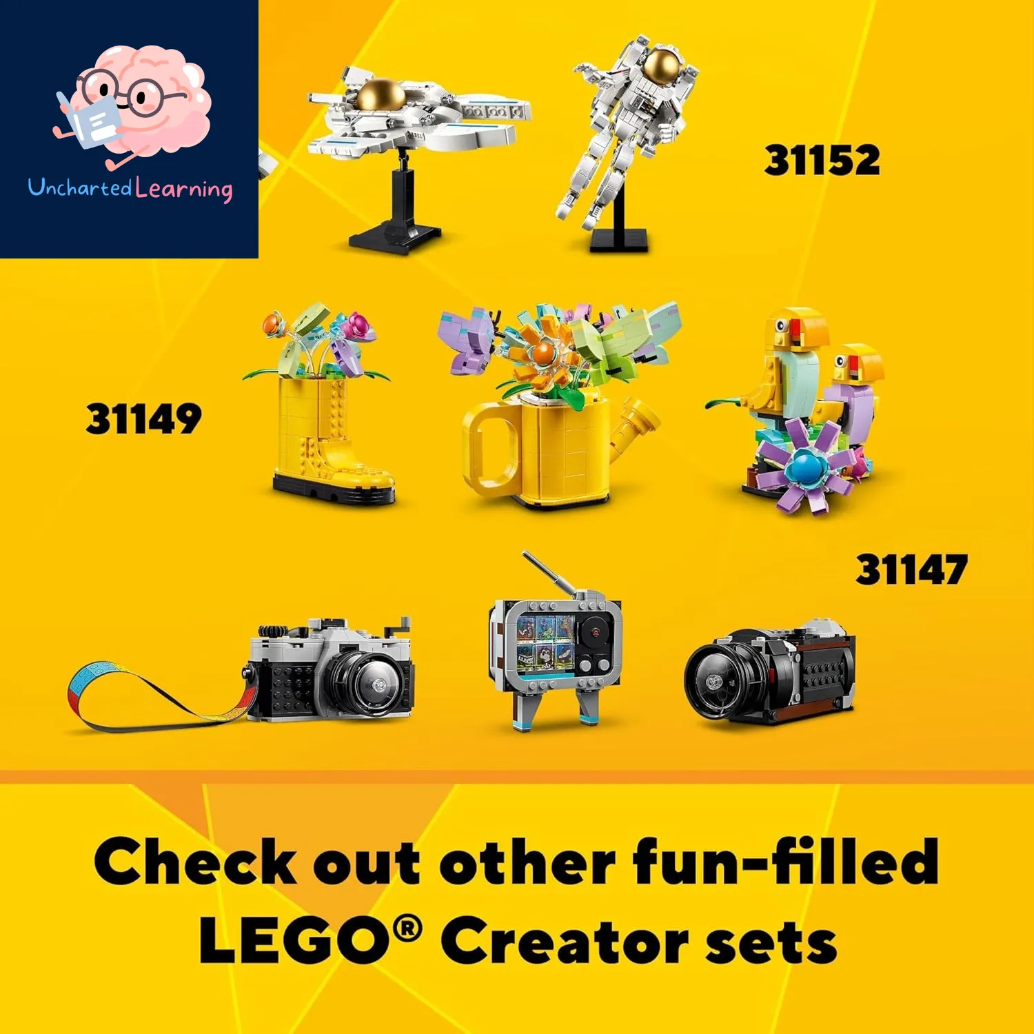 LEGO Creator 3-in-1 Retro Roller Skate (31148) – Build a Skate, Boom Box,