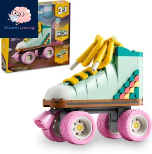 LEGO Creator 3-in-1 Retro Roller Skate (31148) – Build a Skate, Boom Box,