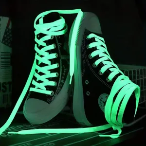 luminous shoelaces sports glow into dark night uplighting viral shoe laces ✈️ free.shipping