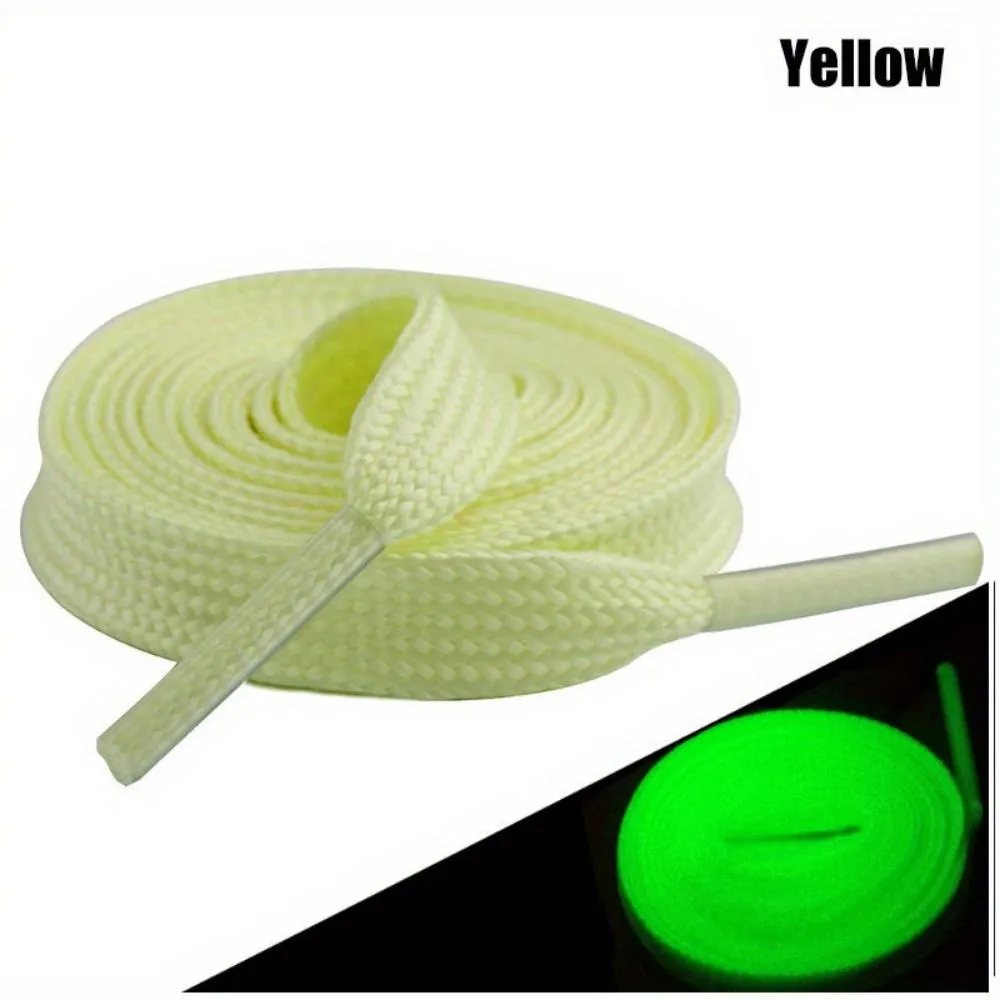 luminous shoelaces sports glow into dark night uplighting viral shoe laces ✈️ free.shipping