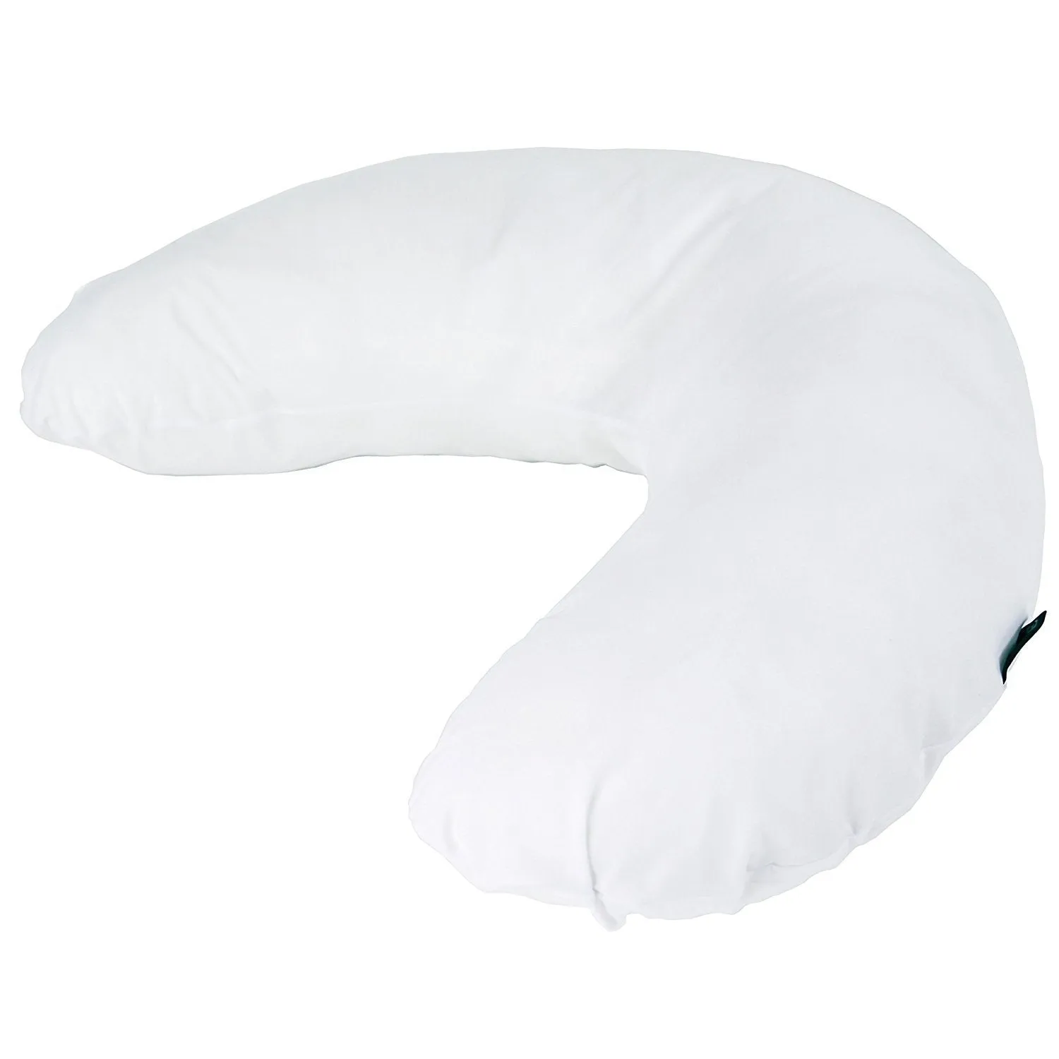 Maternity Supportive Body Breast Feeding Pillow White Pillow Case (White)