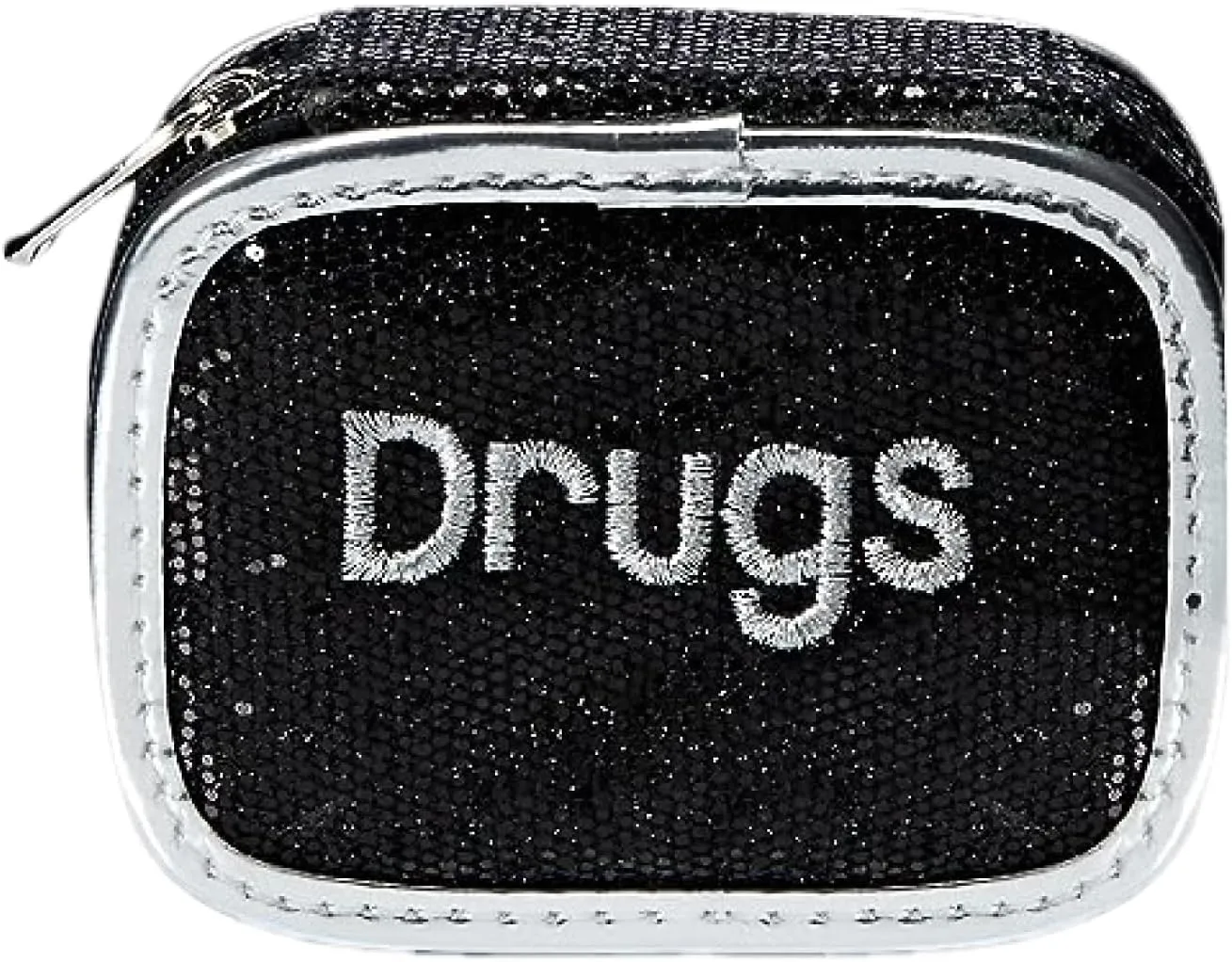Miamica Zippered Pill Case with 7-Day Removable Plastic Medicine Organizer, Yellow, 3.5 L x 2.75 W x 1.25 H  Keep Your Vitamins and Pills Organized  Compact and Sleek Pill Box