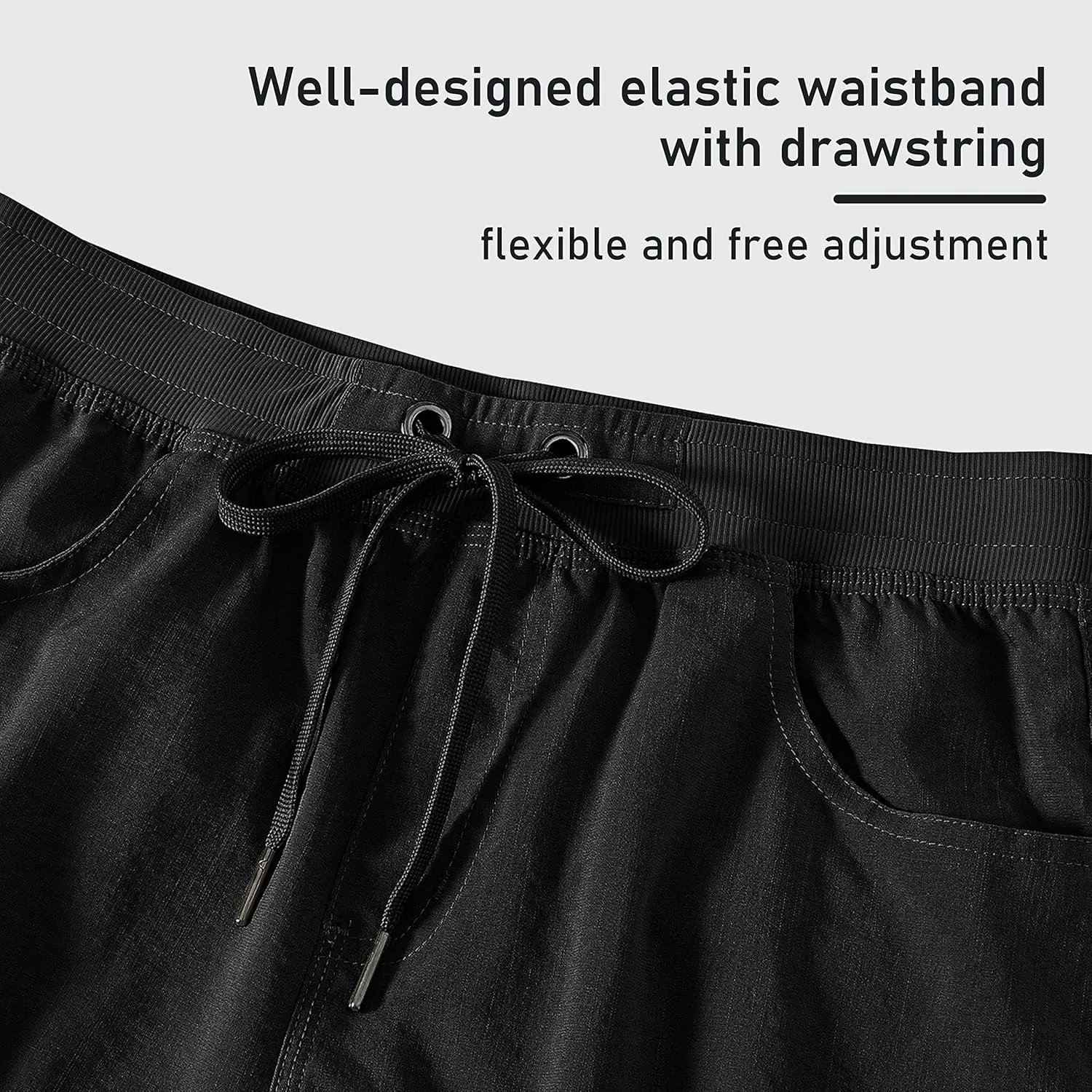 MoFiz Women's 10" Hiking Cargo Shorts 6 Pockets Lightweight Quick Dry Outdoor Running Athletic Short Summer Travel Loose