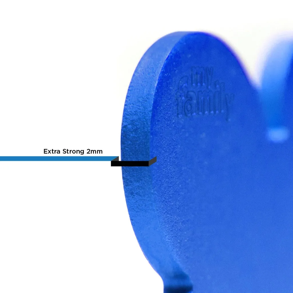 MyFamily Pet Tag: Basic Small Aluminum Blue Bone