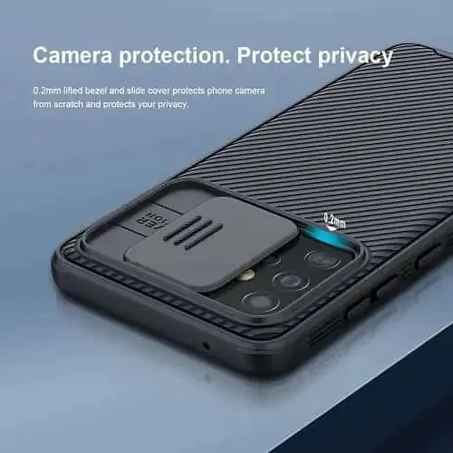Nillkin Samsung Galaxy A23 5G Case, CamShield Series Slim Stylish Protective Case with Slide Camera Cover (Black)