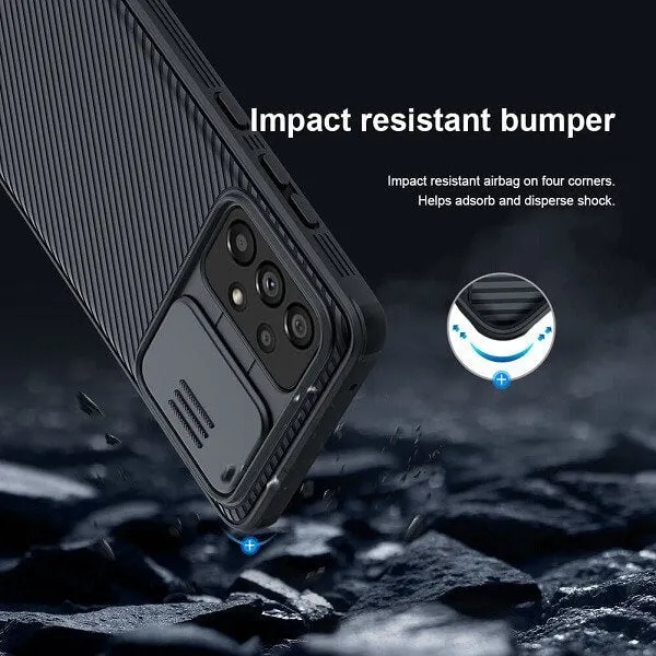 Nillkin Samsung Galaxy A23 5G Case, CamShield Series Slim Stylish Protective Case with Slide Camera Cover (Black)
