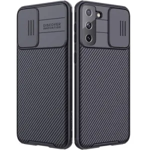 Nillkin Samsung Galaxy S21 5G Case, CamShield Series Slim Stylish Protective Case with Slide Camera Cover (Black)