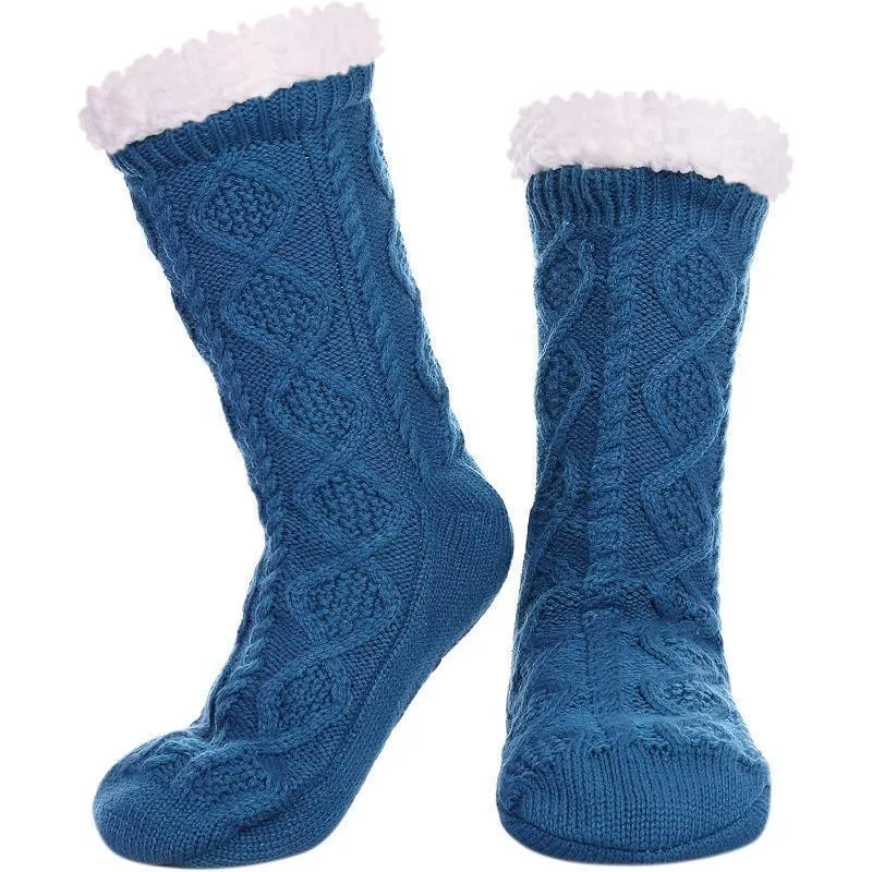 Non Slip Fuzzy Christmas Diabetic Socks – Warmth and Festive Comfort