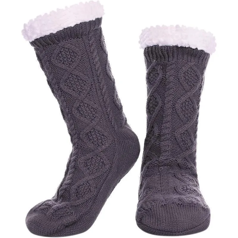 Non Slip Fuzzy Christmas Diabetic Socks – Warmth and Festive Comfort