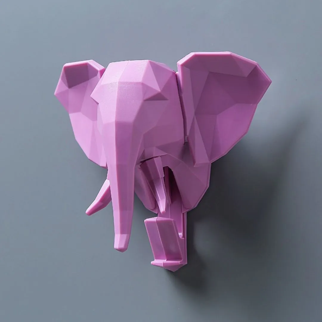 Nordic Animal Wall Hook | Animal Shaped Adhesive Hooks [No Nail Seamless Look]