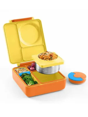 OmieBox V2 Bento Box for Kids - Insulated Bento Lunch Box - Sunshine