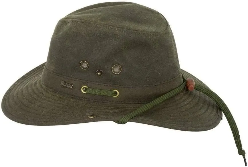 Outback Trading Company Women's 1497 River Guide UPF 50 Waterproof Breathable Outdoor Cotton Oilskin Hat