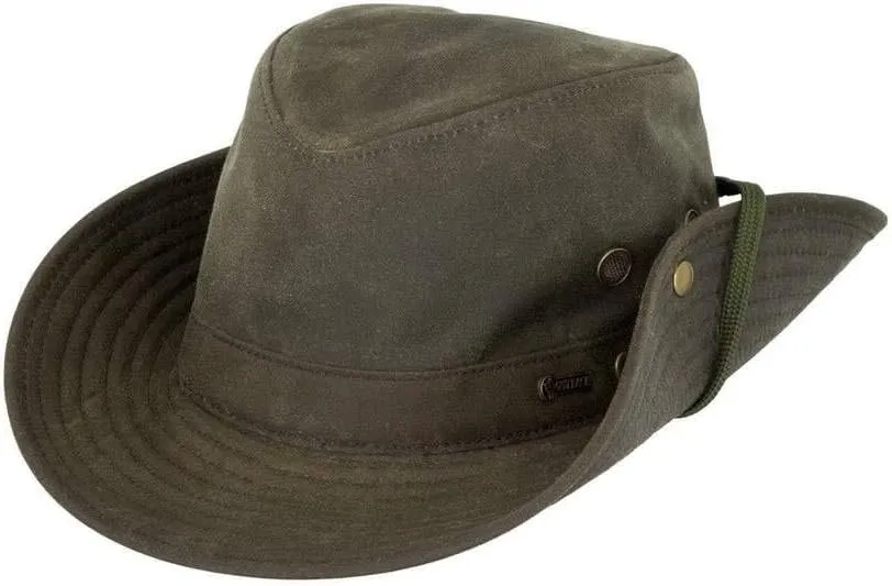 Outback Trading Company Women's 1497 River Guide UPF 50 Waterproof Breathable Outdoor Cotton Oilskin Hat