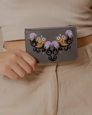 Paisley And Daisies Wallet Grey