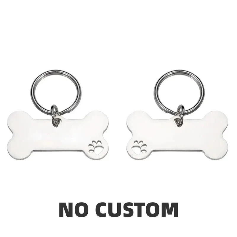 Personalized Bone Dog Collar Tag