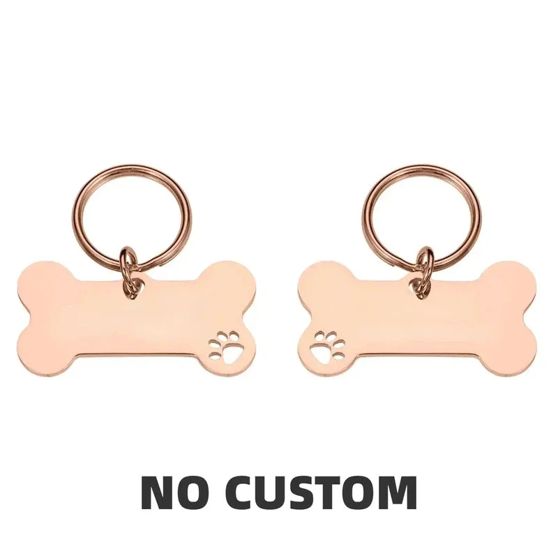 Personalized Bone Dog Collar Tag