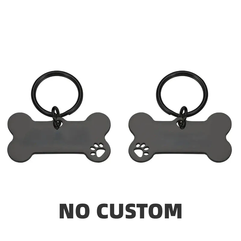 Personalized Bone Dog Collar Tag