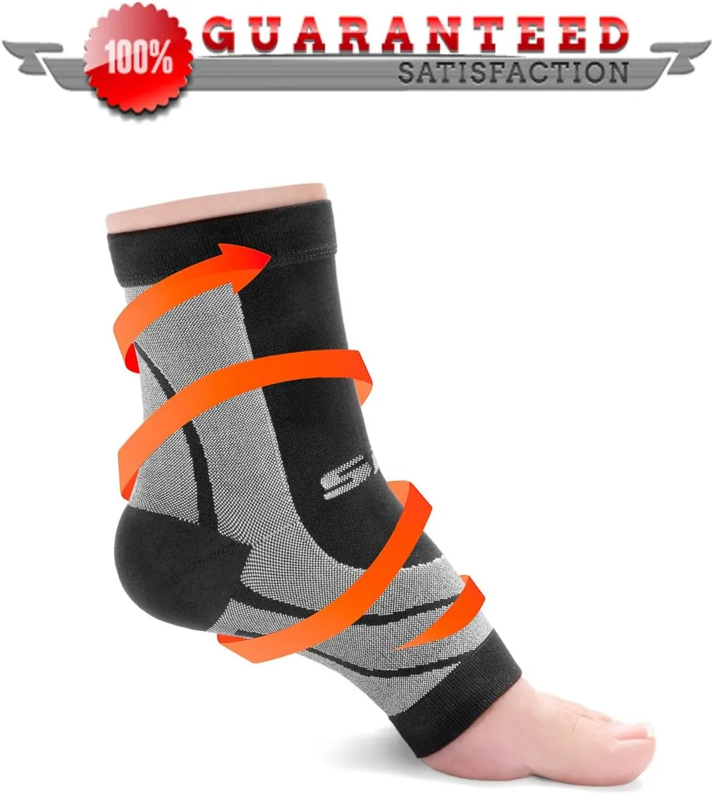 Plantar Fasciitis Compression Socks - Foot Pain Sock - Ankle Sleeve - Wrap for Fascitis Arch Support