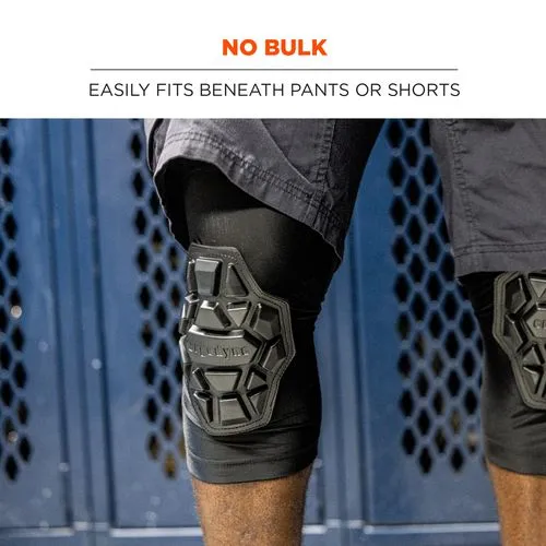 Proflex 550 Padded Knee Sleeves With 3-layer Foam Cap, Slip-on, X-large , Black, Pair