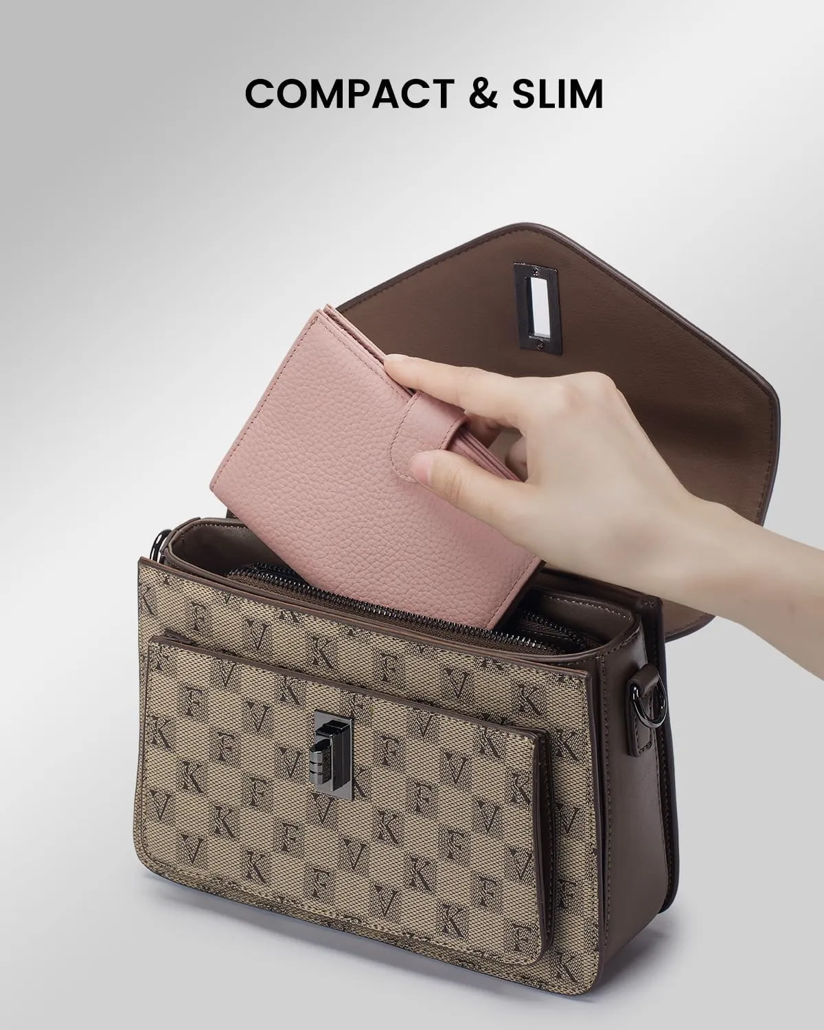 RFID Passport Holder Travel Wallet for Women, Leather Passport Cover Wallet with Card Holders SIM Slots,Zippered Coins Pocket and Cash Slot Slim Compact Travel Wallet (Pink)