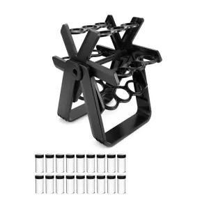 Rotating 18 Piece Spice Jar Organizer