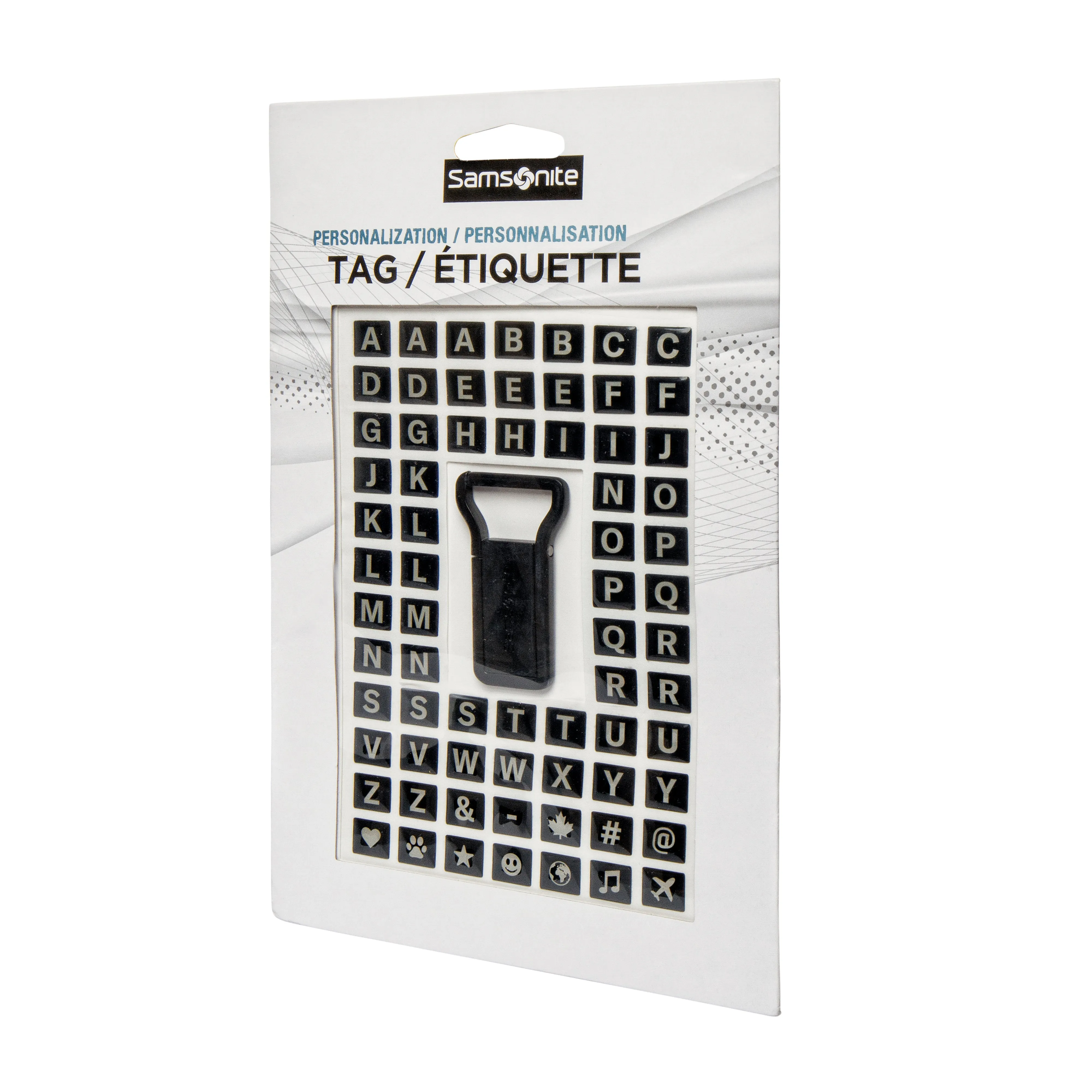 Samsonite Personalization Luggage Tag with Stickers