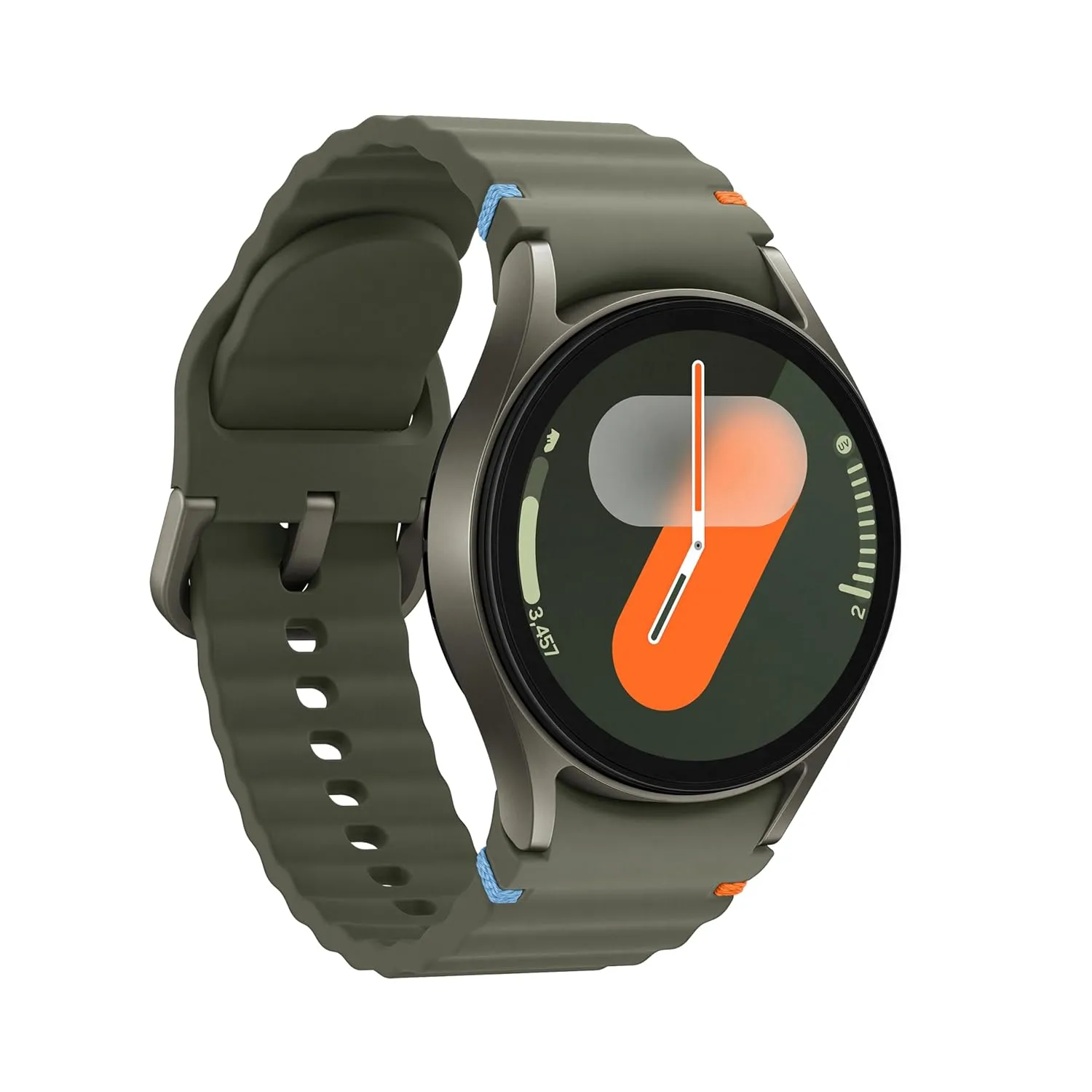 Samsung Galaxy Watch 7 (40mm, Green, BT) with 3nm Processor | Dual GPS | Sapphire Glass & Armour Aluminum | 5ATM & IP68 | HR, SpO2, BP & ECG Monitor