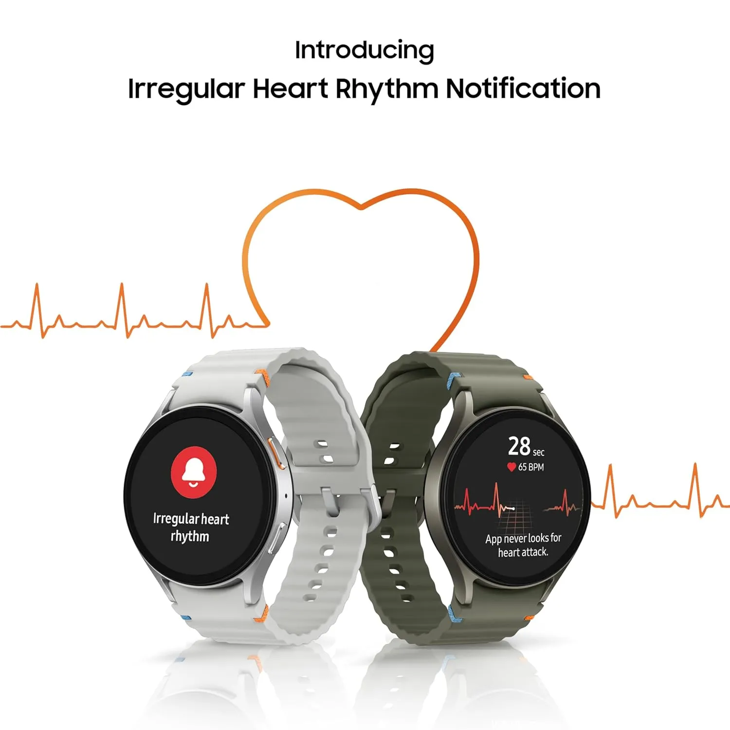 Samsung Galaxy Watch 7 (40mm, Green, BT) with 3nm Processor | Dual GPS | Sapphire Glass & Armour Aluminum | 5ATM & IP68 | HR, SpO2, BP & ECG Monitor