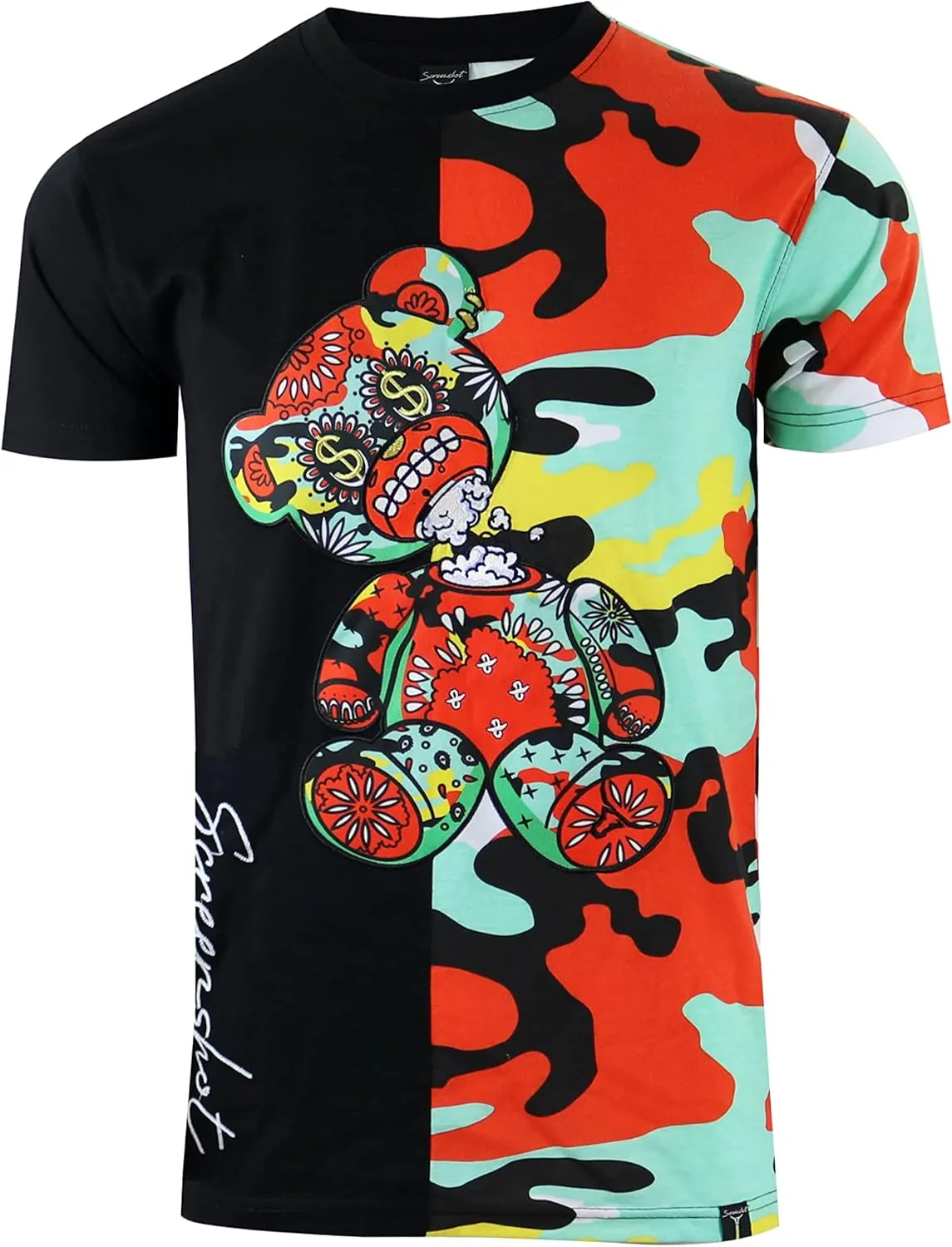 SCREENSHOT-Premium TECH TEE NYC Streetwear Urban Patch Embroidery High Density Gel Print T-Shirt