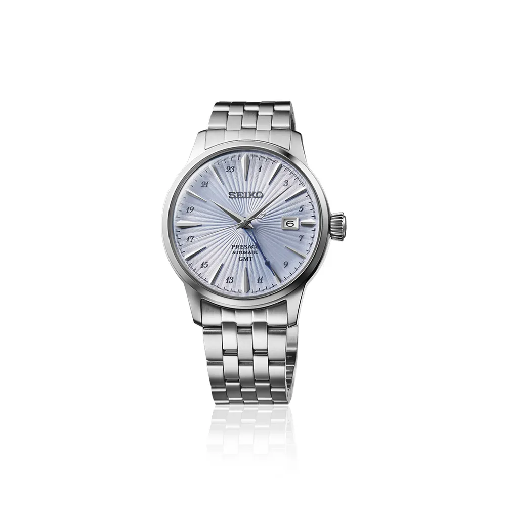 Seiko Presage Automatic GMT Stainless Steel Timepiece SSK037J
