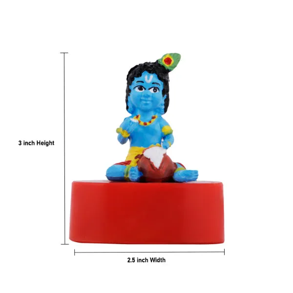 Sharpener with Krishna - 3 Inches | Pencil Sharpener for Children