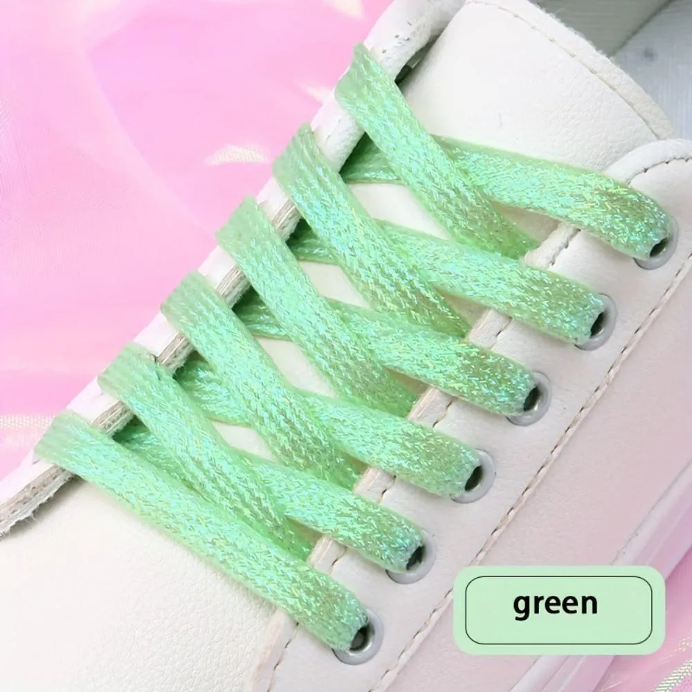 shoelaces colorful lurex laces women kids vs stylish everyday shoestrings ✈️ free.shipping