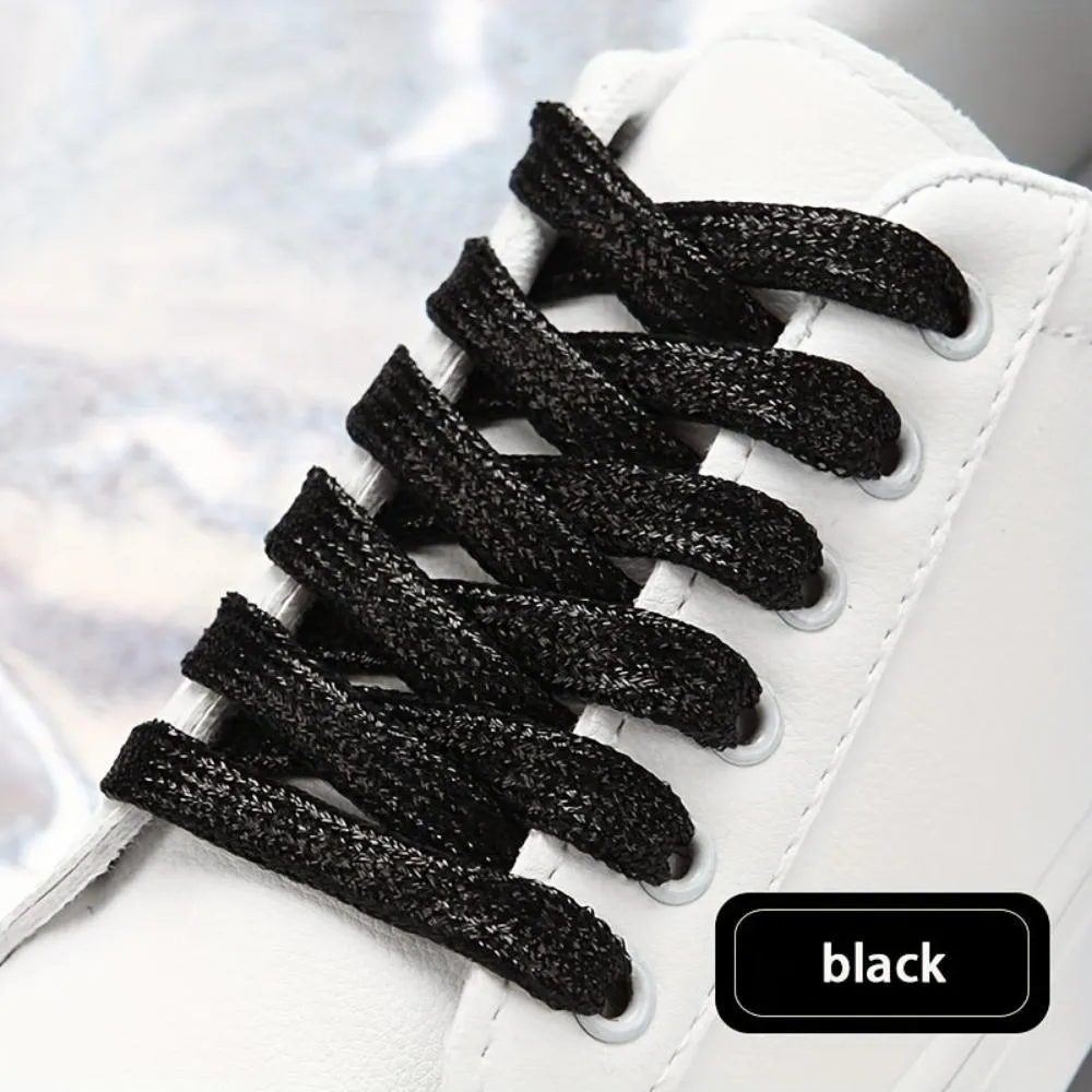shoelaces colorful lurex laces women kids vs stylish everyday shoestrings ✈️ free.shipping