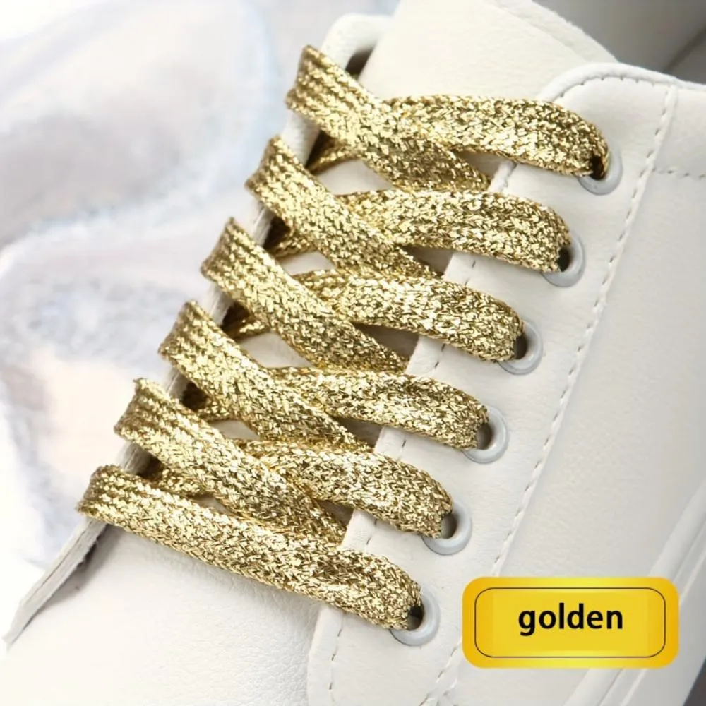 shoelaces colorful lurex laces women kids vs stylish everyday shoestrings ✈️ free.shipping