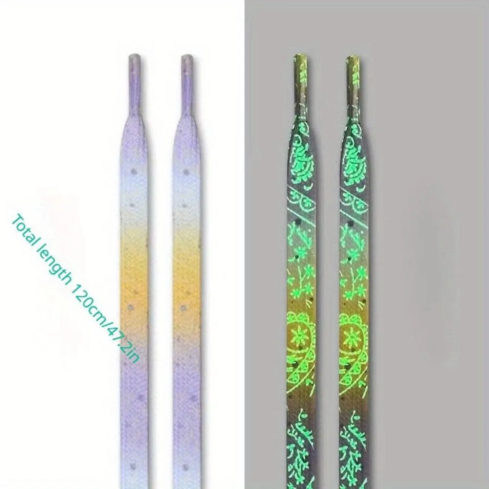 shoelaces luminous glowing lace reflective unisex laces shoe shoestrings ✈️ free.shipping