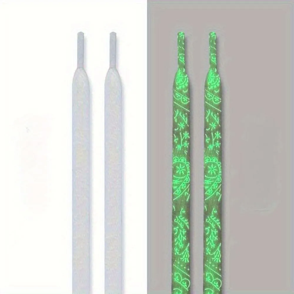 shoelaces luminous glowing lace reflective unisex laces shoe shoestrings ✈️ free.shipping