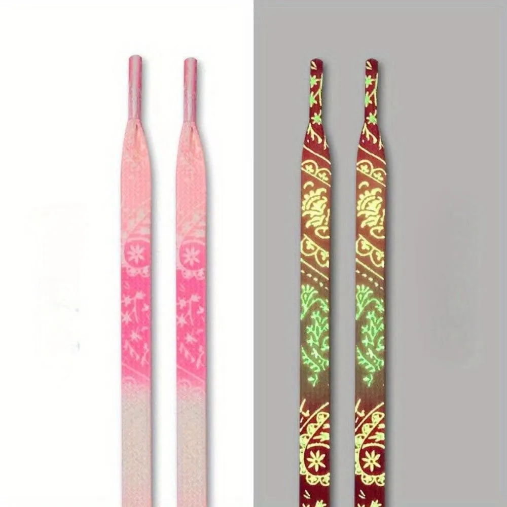 shoelaces luminous glowing lace reflective unisex laces shoe shoestrings ✈️ free.shipping