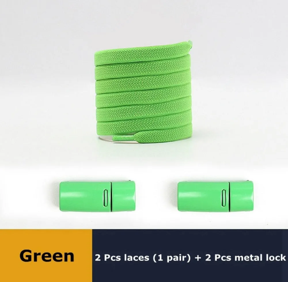 shoelaces magnet lock closure solid replacement durable shoe laces ✈️ free.shipping