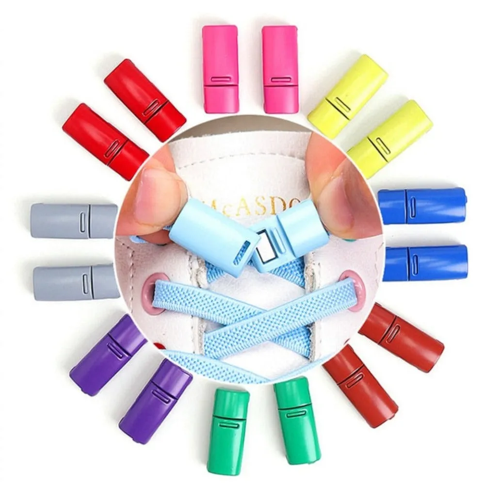 shoelaces magnet lock closure solid replacement durable shoe laces ✈️ free.shipping