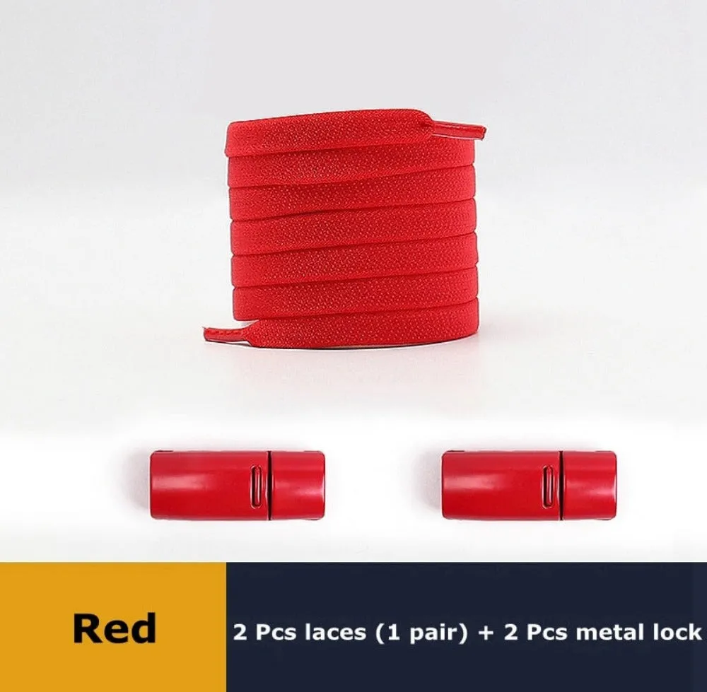 shoelaces magnet lock closure solid replacement durable shoe laces ✈️ free.shipping