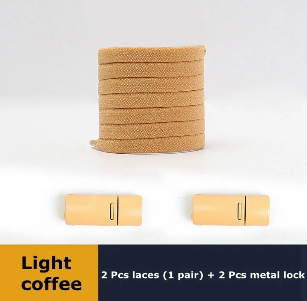 shoelaces magnet lock closure solid replacement durable shoe laces ✈️ free.shipping