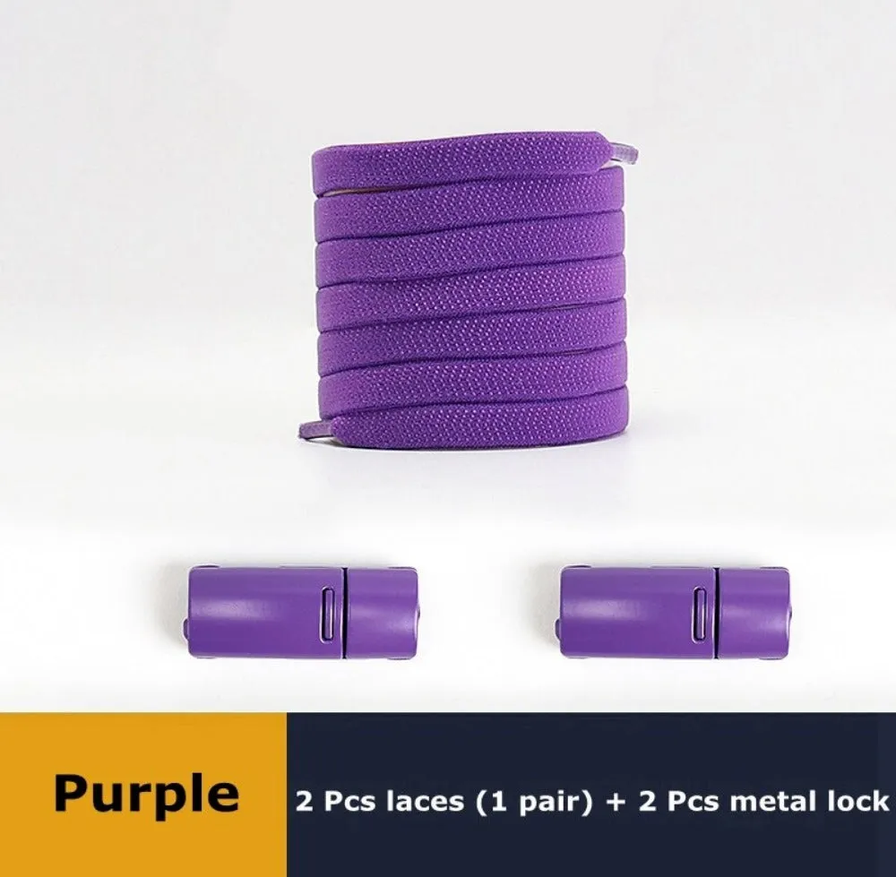 shoelaces magnet lock closure solid replacement durable shoe laces ✈️ free.shipping