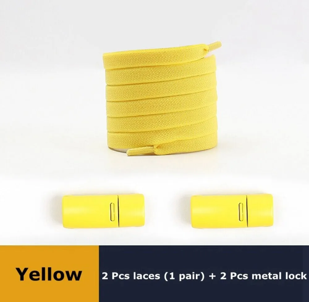 shoelaces magnet lock closure solid replacement durable shoe laces ✈️ free.shipping